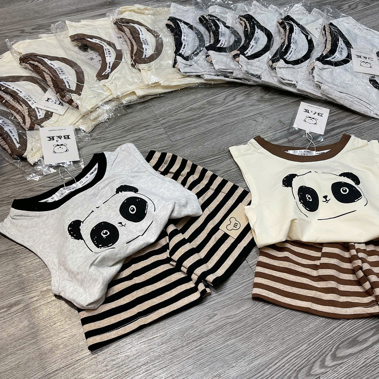 T700-Bộ SN kẻ gấu trúc (06.15kg)