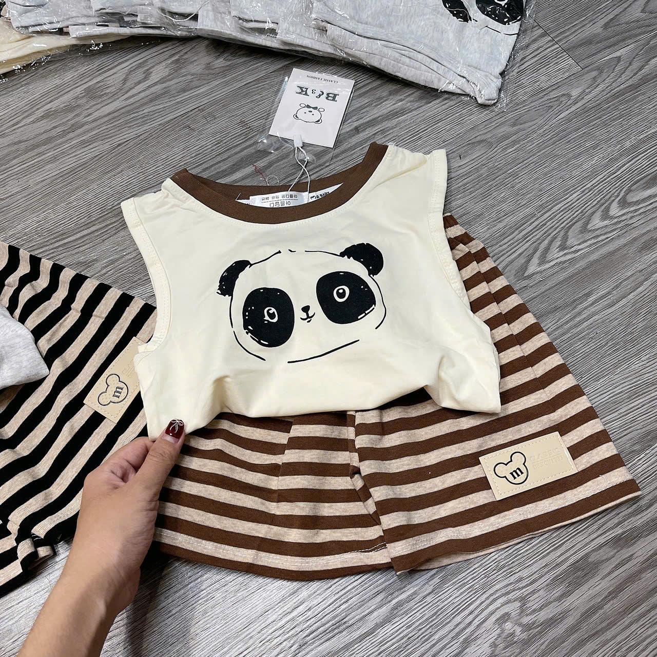 T700-Bộ SN kẻ gấu trúc (06.15kg)