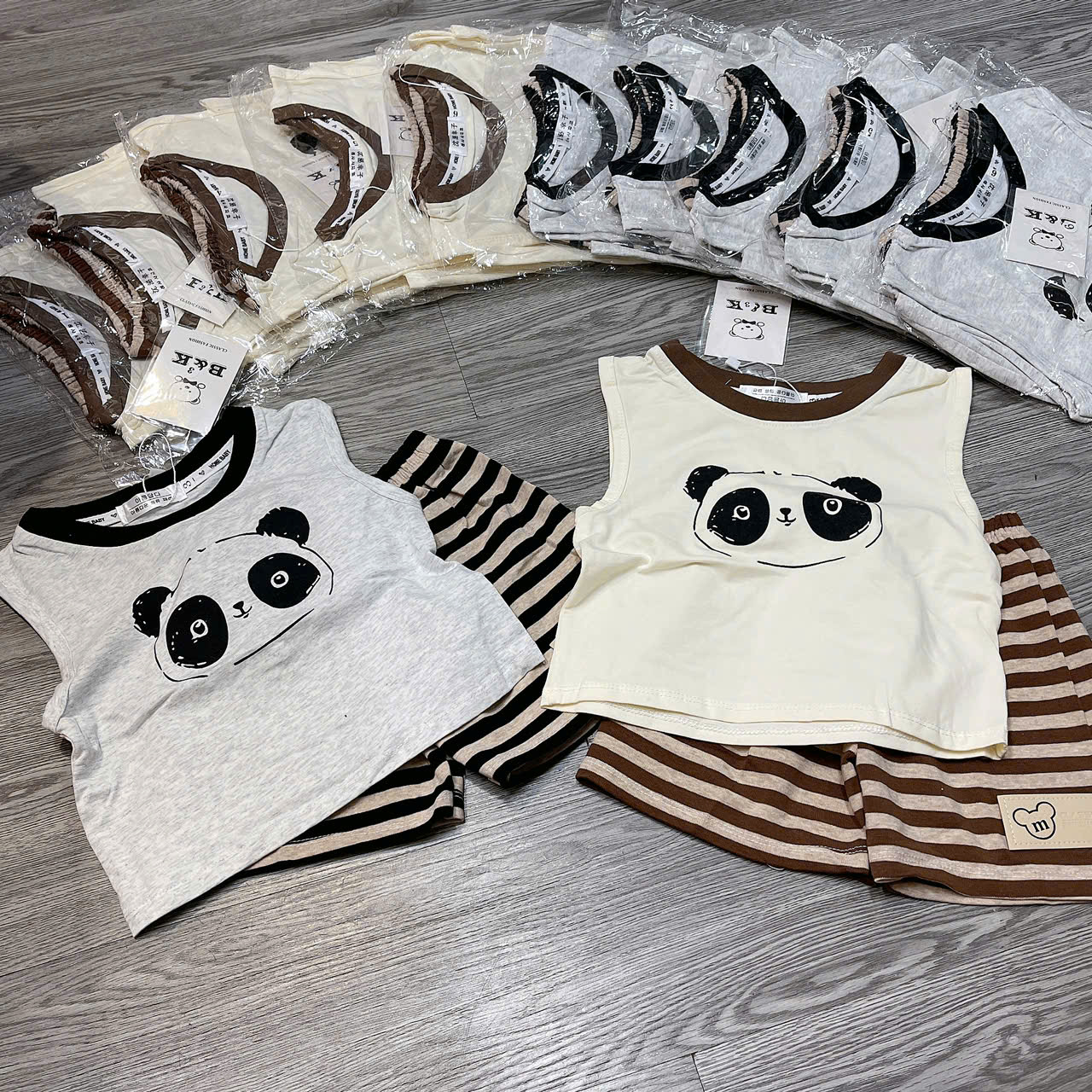 T700-Bộ SN kẻ gấu trúc (06.15kg)