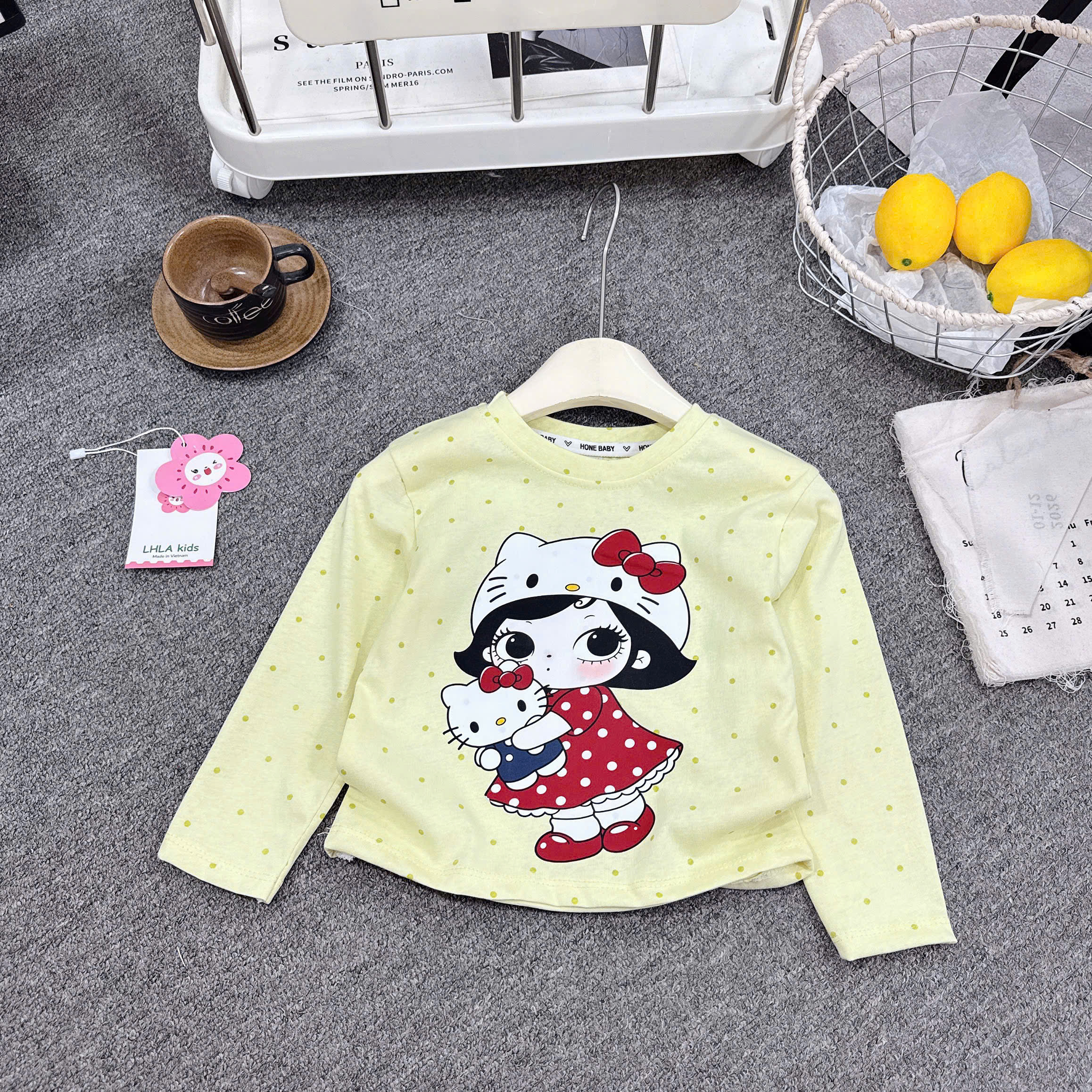 A455-Áo giấy kẻ cô bé (09.26kg)