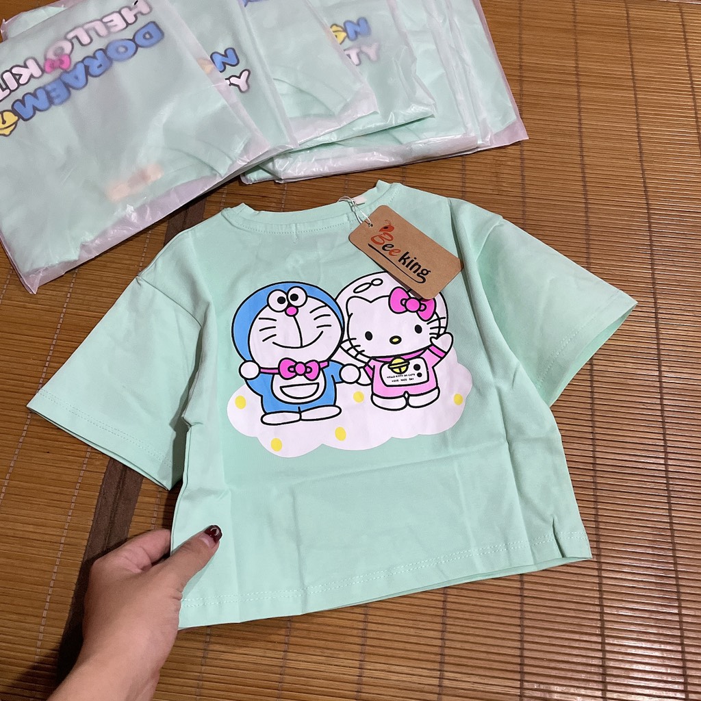 A426-Áo croptop cotton Mon xanh (11.24kg)