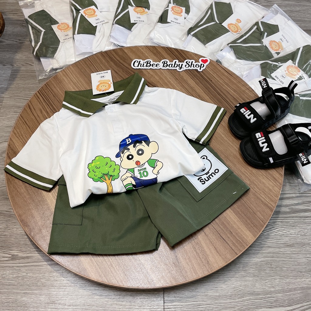 T759-Bộ polo cotton cu Shin rêu (11.30kg)