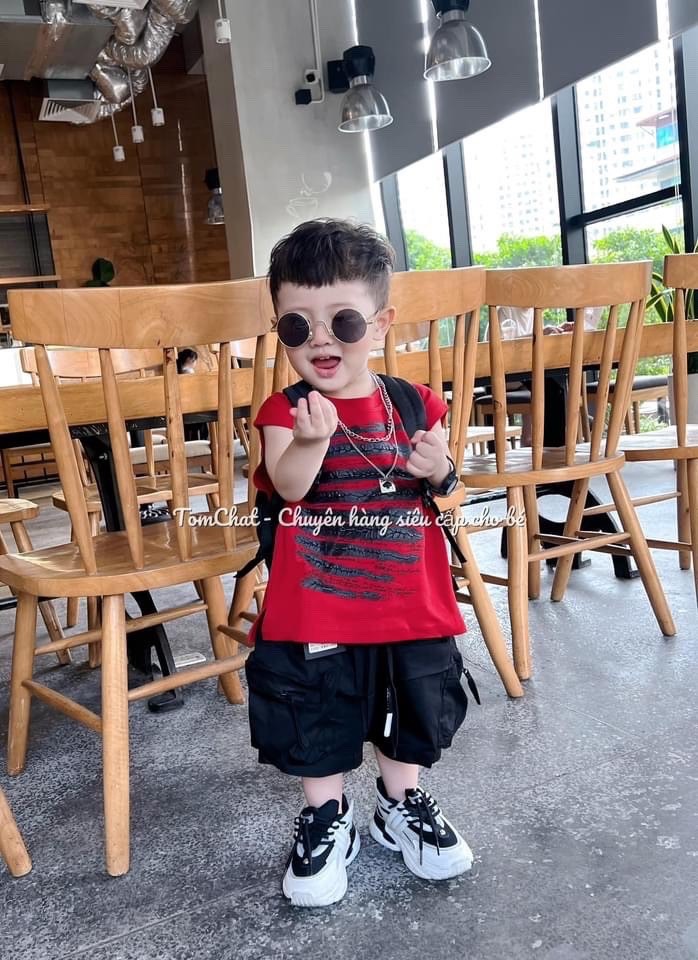 T071-Set đỏ sát nách quần hộp