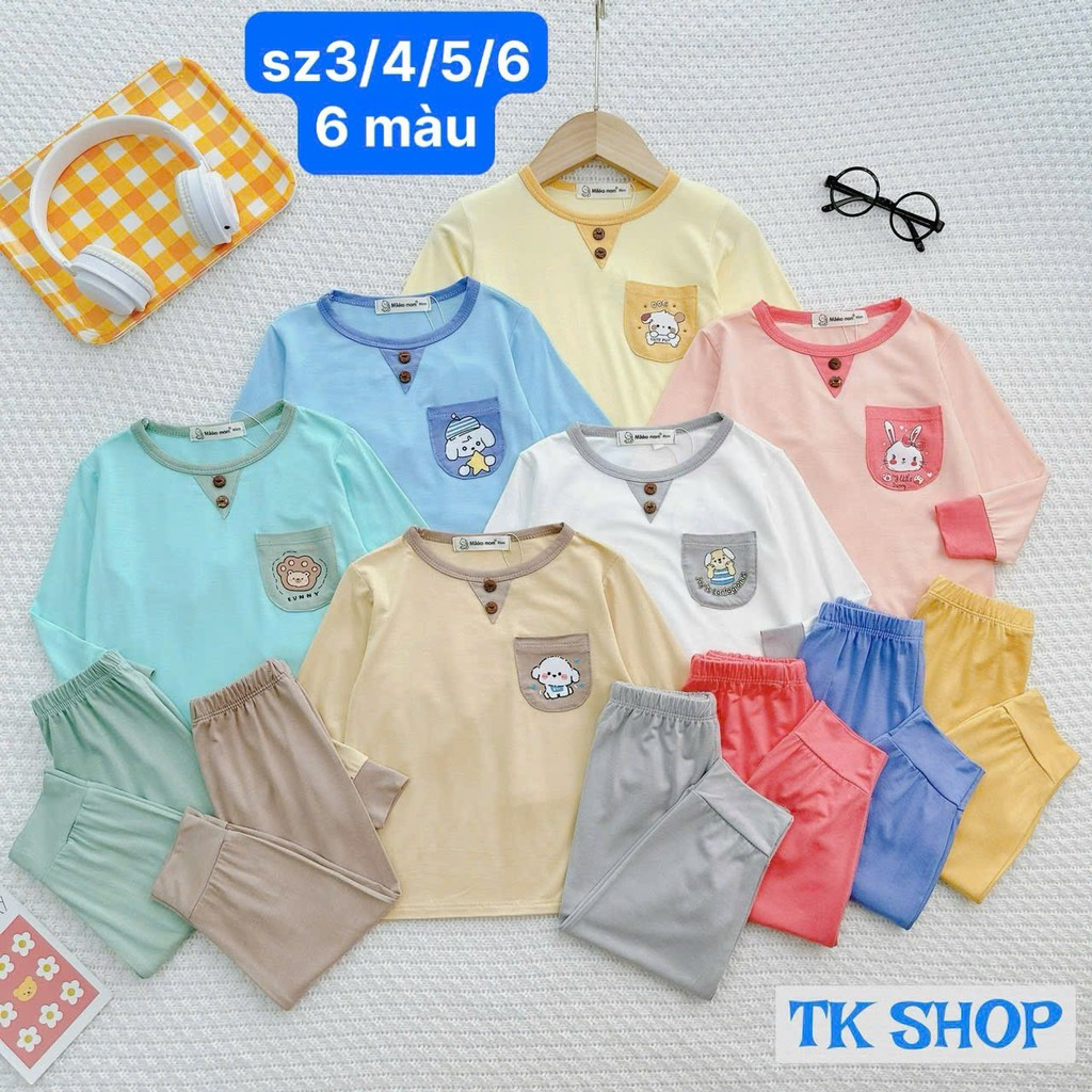 B591-Bộ dài thun lạnh có túi kẻ trụ (08.15kg)