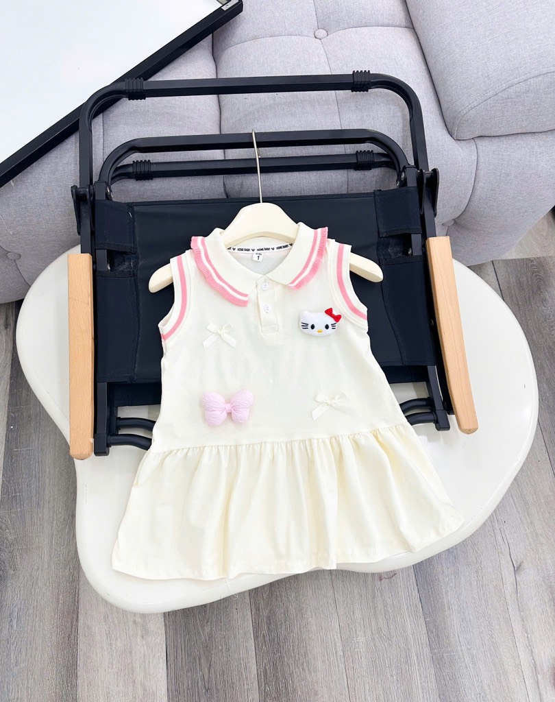 V406-Váy polo thun SN Kitty nổi (08.18kg)