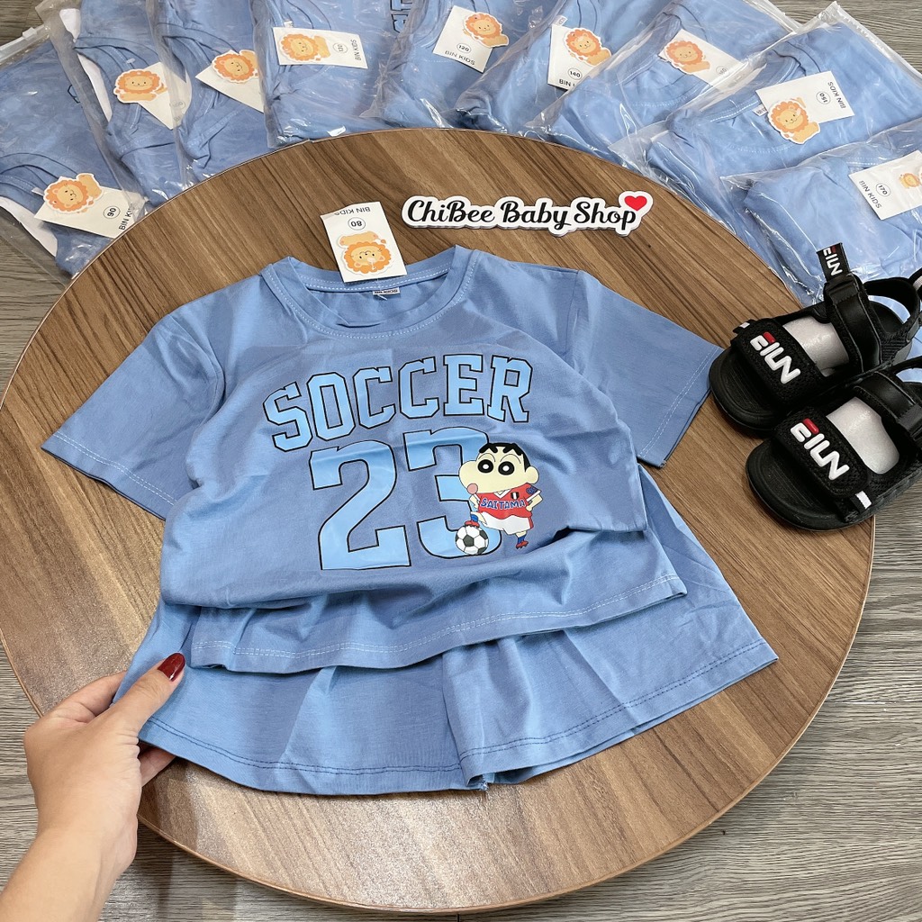 T753-Bộ cộc cotton Shin số 23 xanh (11.30kg)