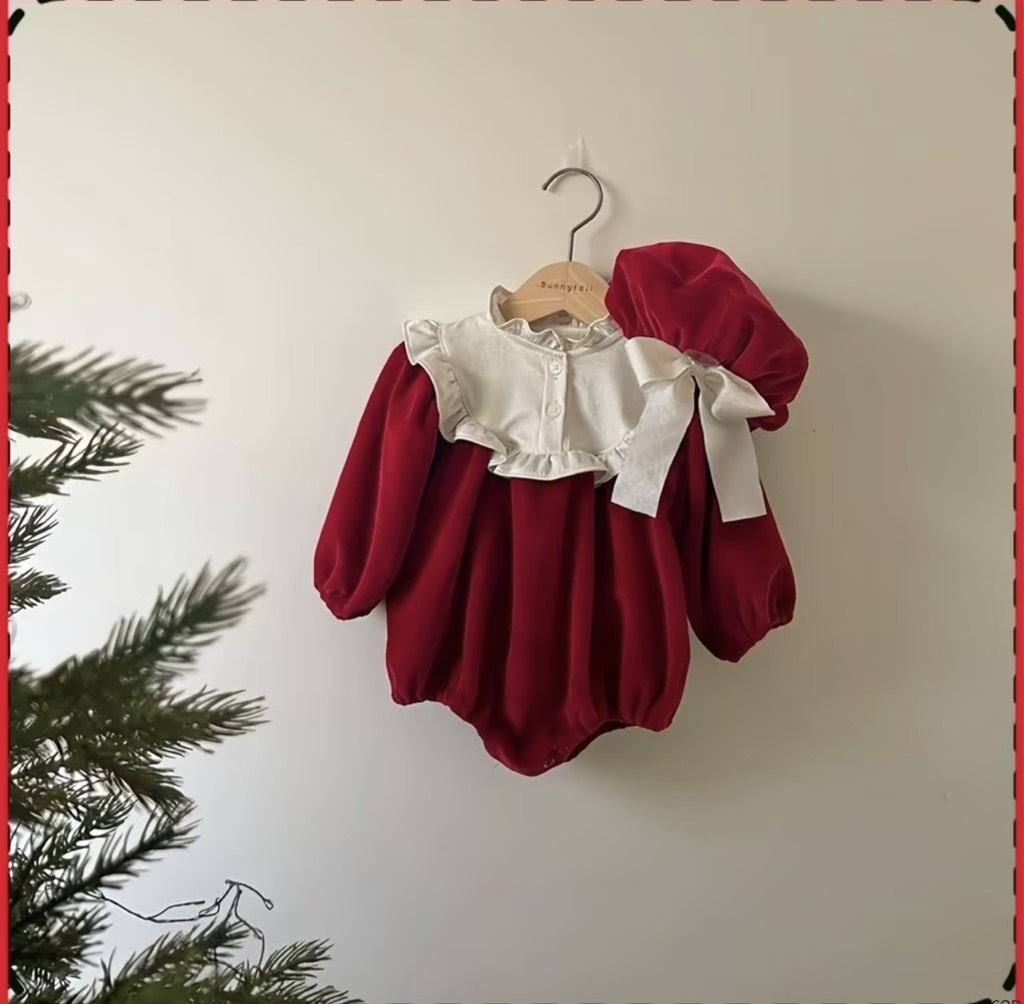 BD140-Body suit nhung dài cổ kem mũ (05.12kg)