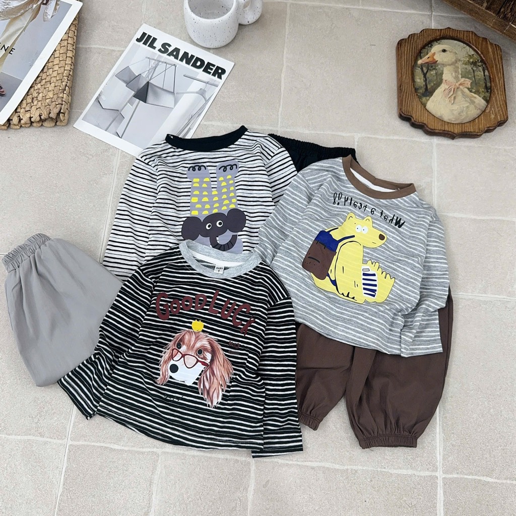 T771-Set giấy kẻ nhỏ cún quần gió (10.27kg)
