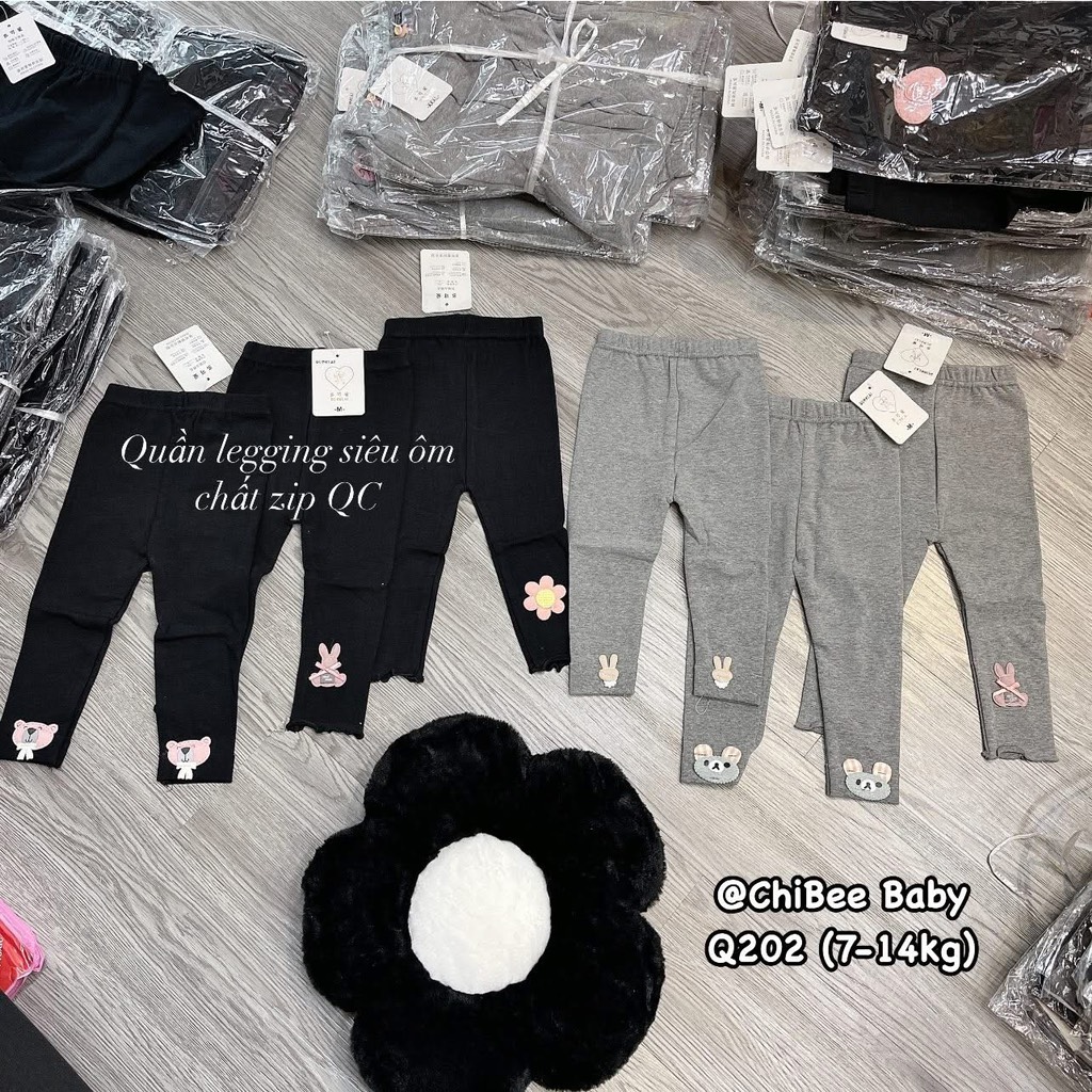 Q202-Quần legging siêu ôm zip QC (07.28)
