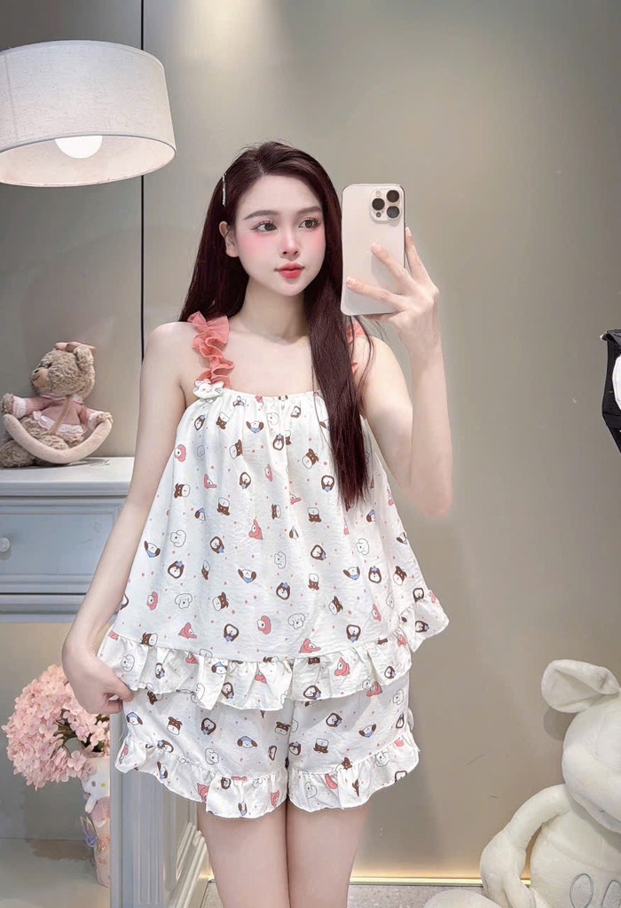 N061-Bộ ngủ 2 dây đũi đùi 40-60kg
