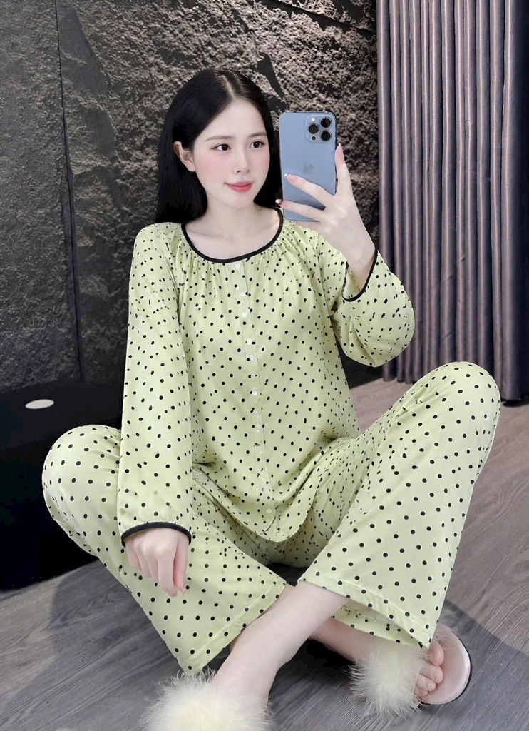 N065-Pijama 40-60kg Dài Dài Đũi Mây