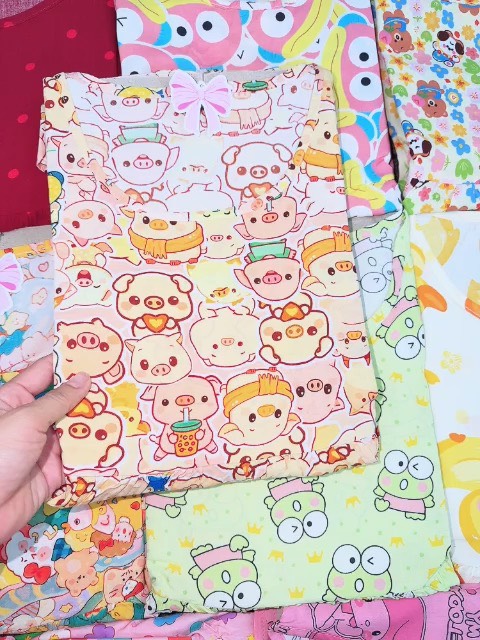 N073-Pijama Đùi Tole Lanh Thái (45-65kg)