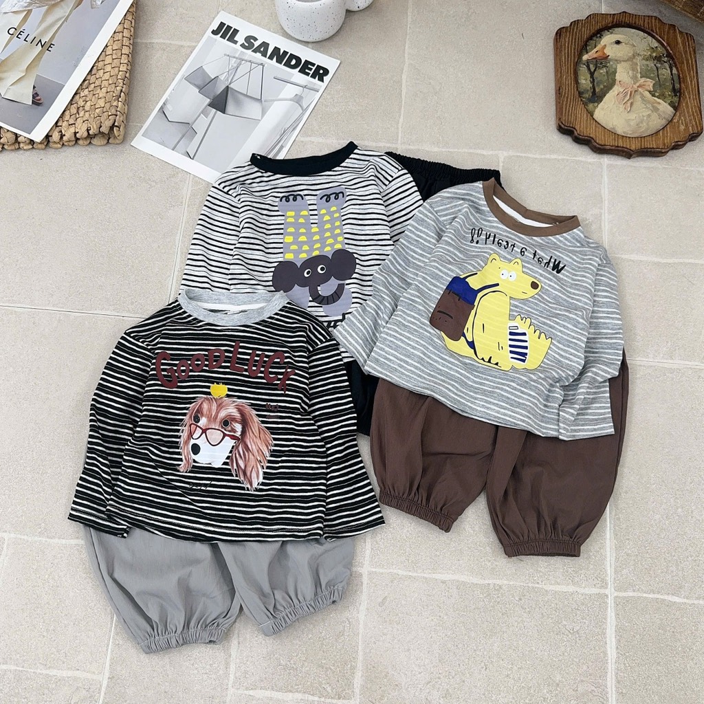 T771-Set giấy kẻ nhỏ cún quần gió (10.27kg)