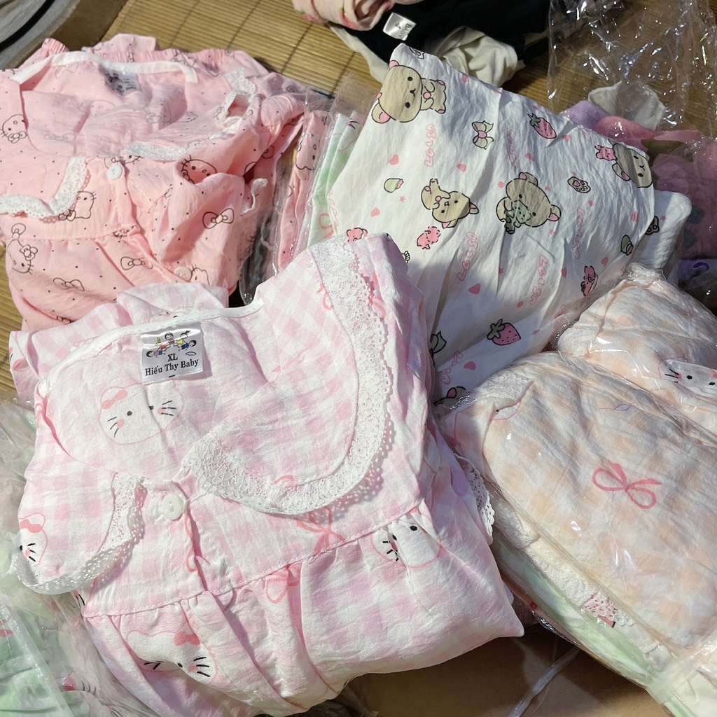B603-Bộ pizama dài đũi hàn bé gái (08.20kg)