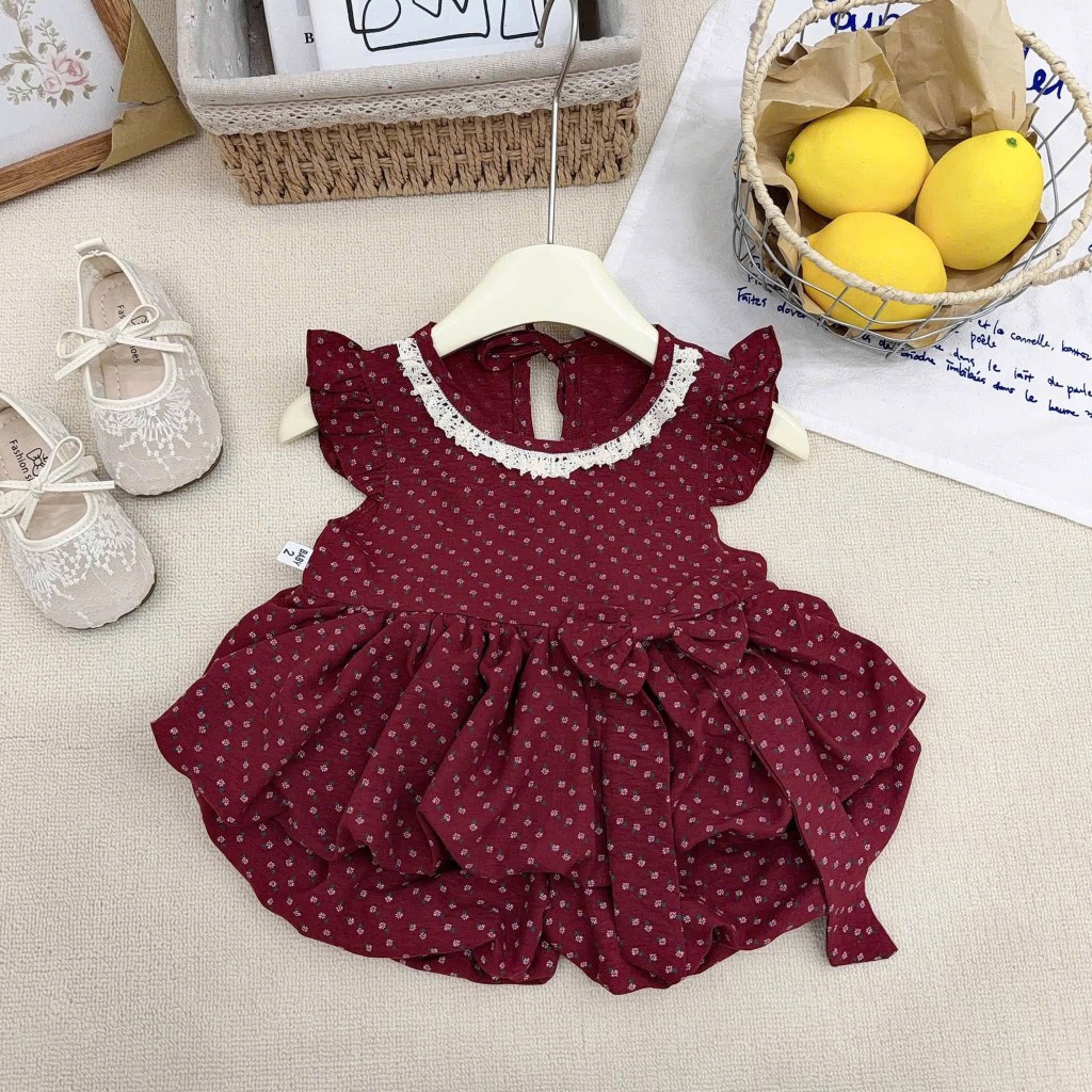 G918-Bộ đũi đỏ hoa nhí quần bí (07.14kg)