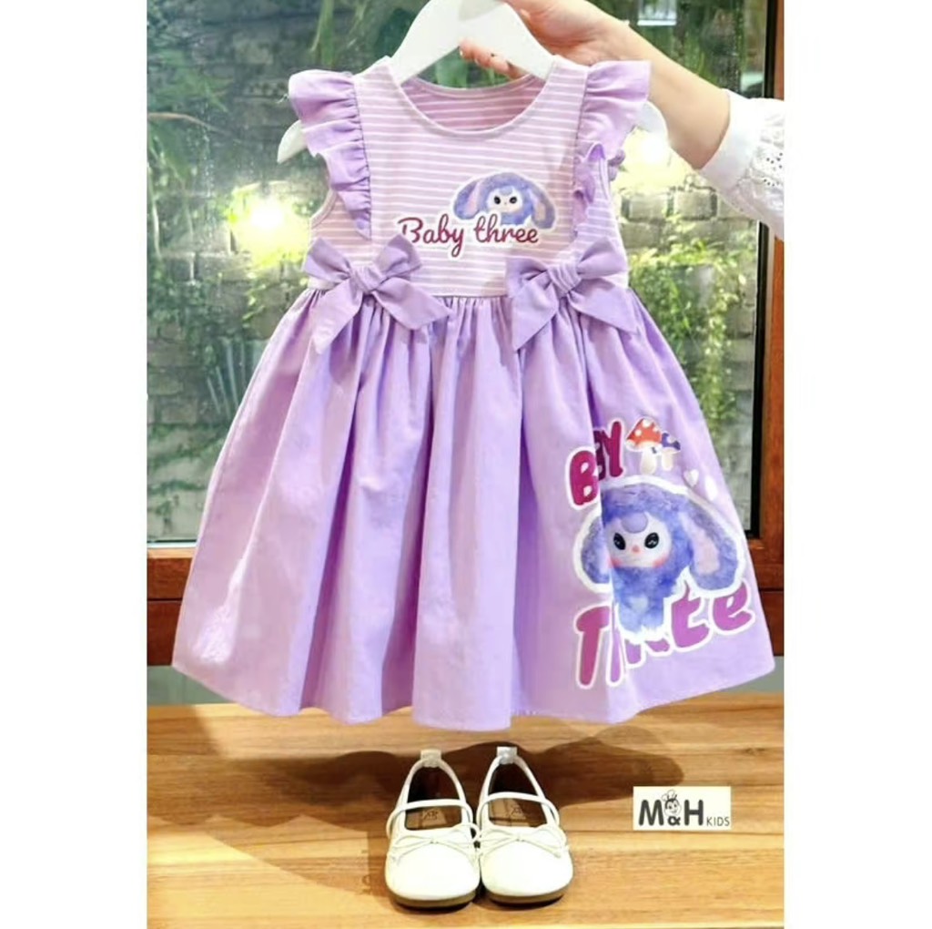 V240-Váy phối kẻ Baby tím (10.26.259)