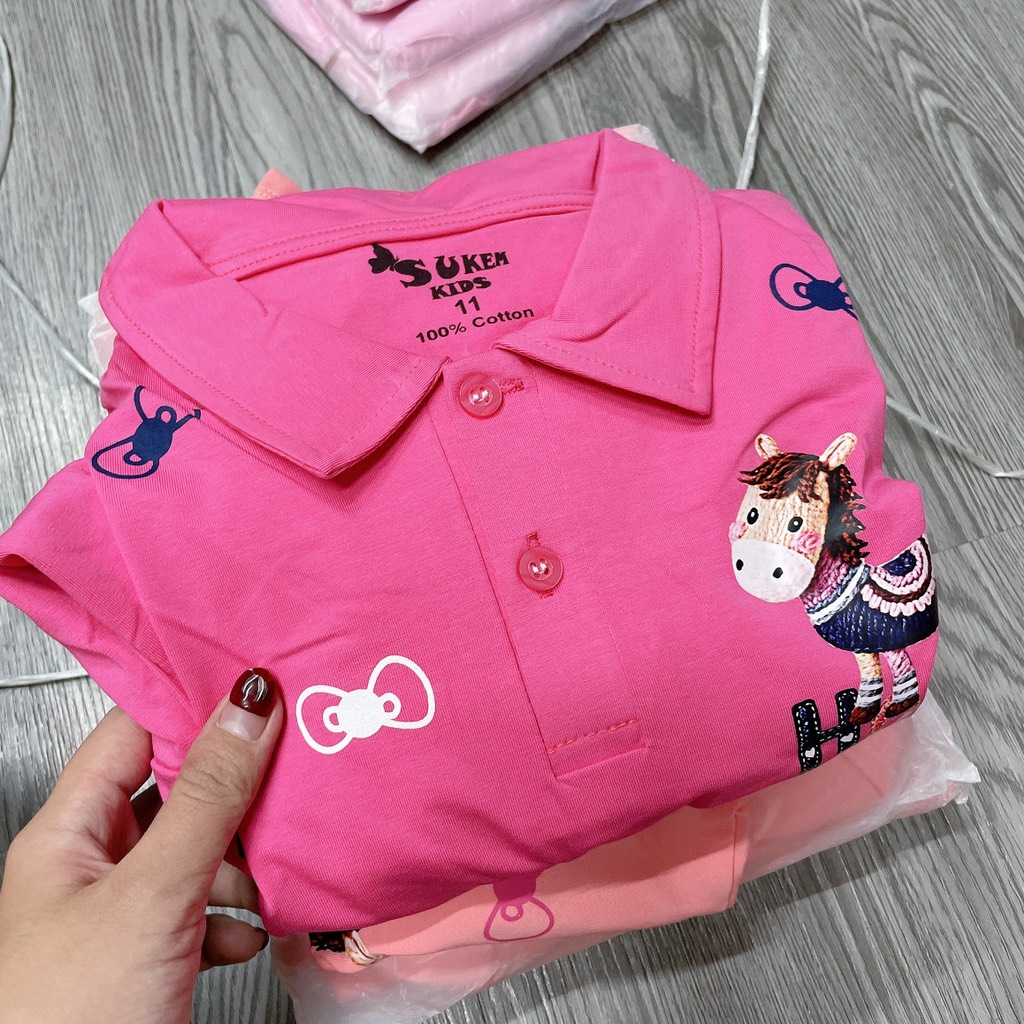 V442-Váy cotton cổ trụ in ngựa (21.37kg)