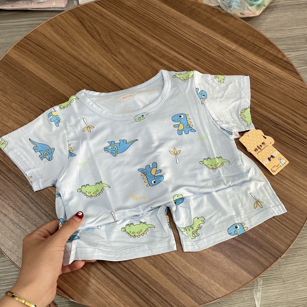 B372-Bộ cộc cotton lụa xước QC (08.27.438)