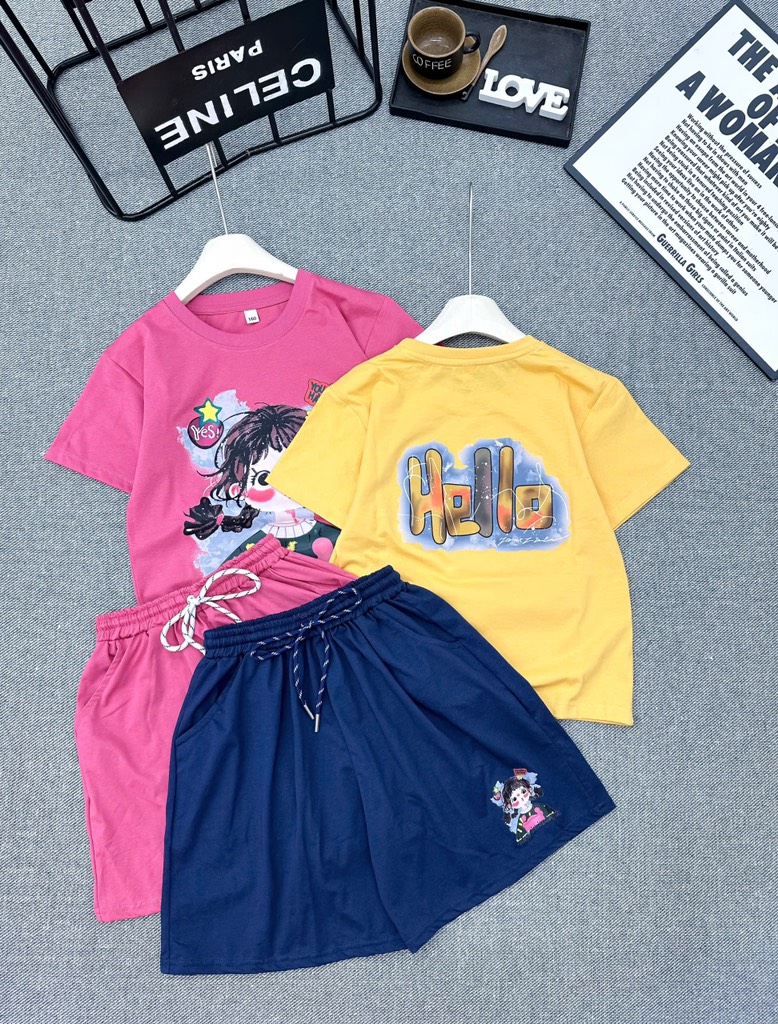 G476-Bộ cotton cô gái vàng CỒ xịn (28.42.190)