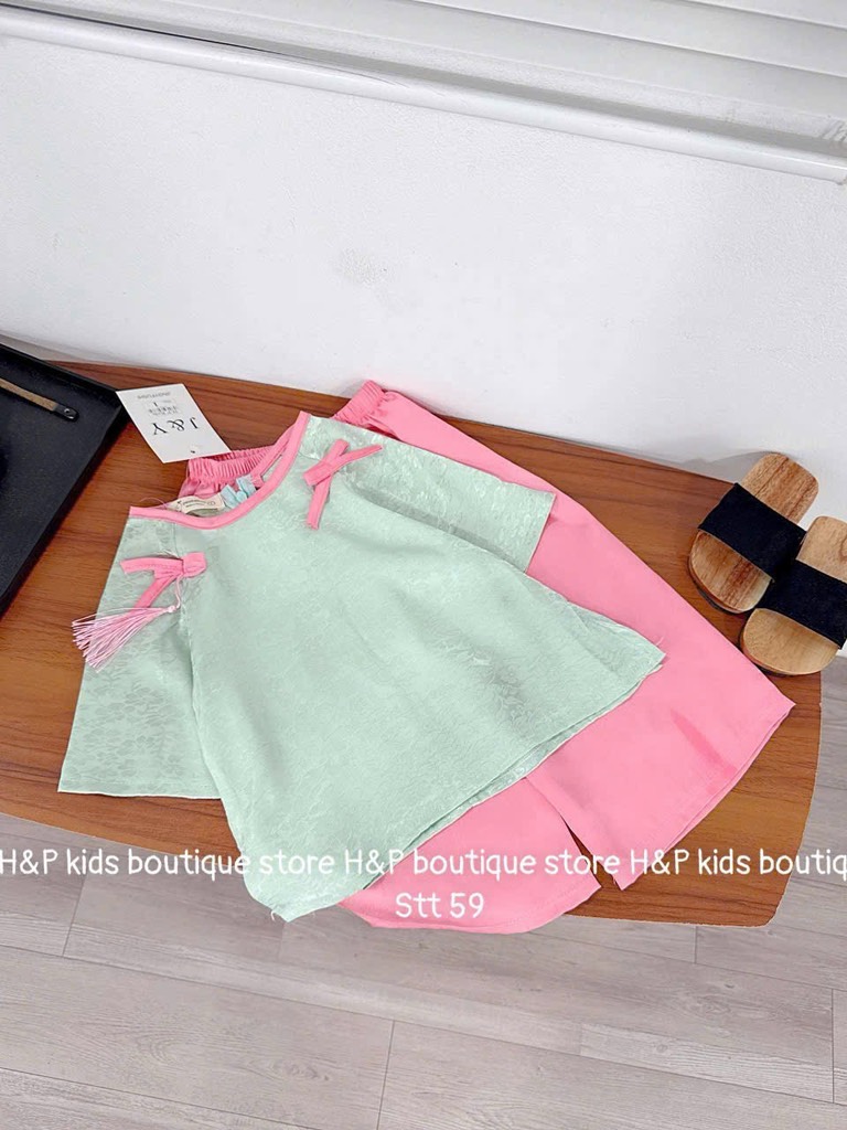 G749-Bộ bà ba nơ 2 nơ q dài (10.25kg)