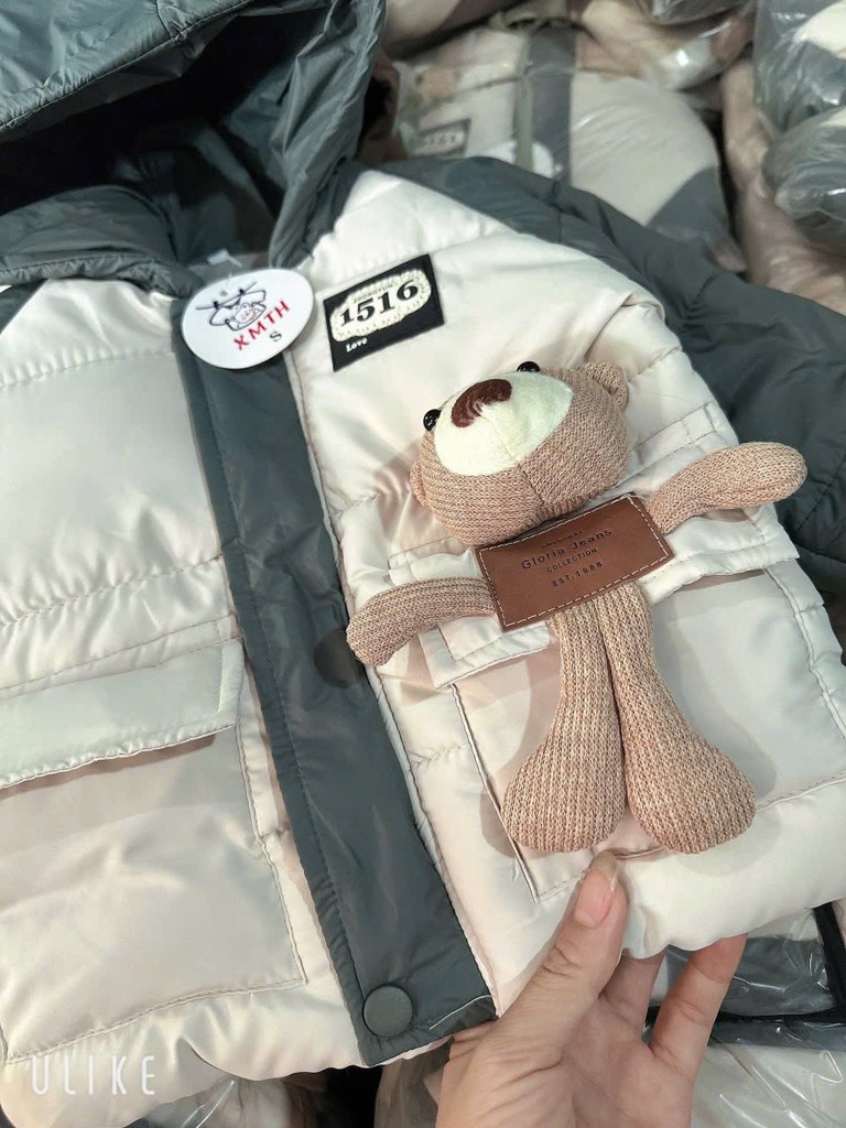 K117-Áo khoác phao gấu nổi (09.18.590)