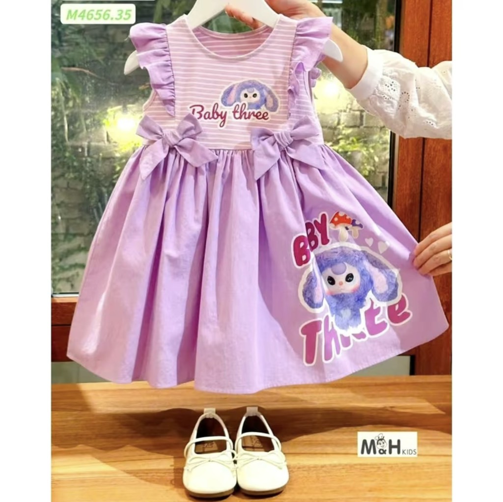 V240-Váy phối kẻ Baby tím (10.26.259)
