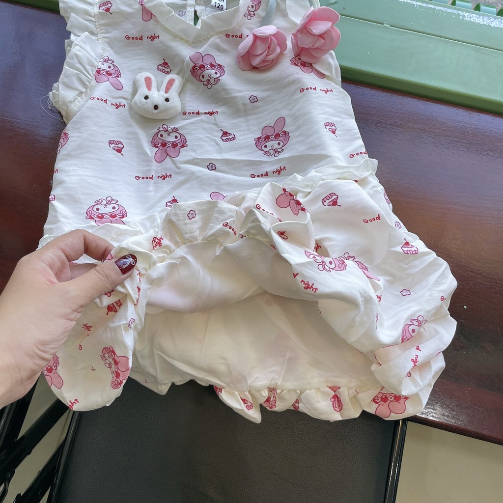 V423-Váy đũi bí thỏ SN hoa tulip (07.12kg)