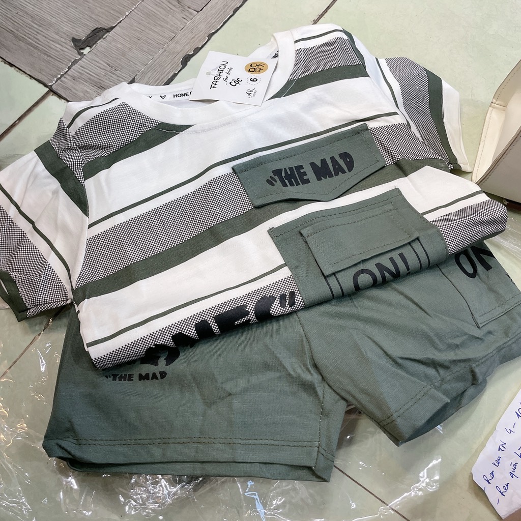 T442-Bộ cộc hàn lạnh kẻ rêu (15.20.556)