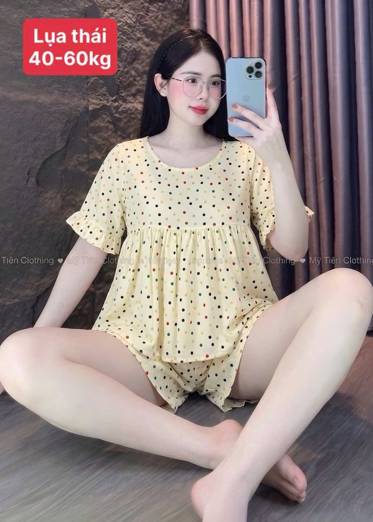 N051-Pijama 40-60kg Đùi Lụa Thái