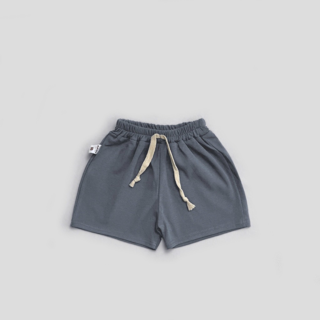 Q150-Quần đùi cotton zip rút dây