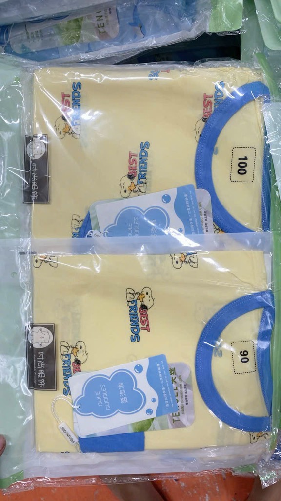 B403-Bộ dài cotton lụa gấu BULE (06.15.153)