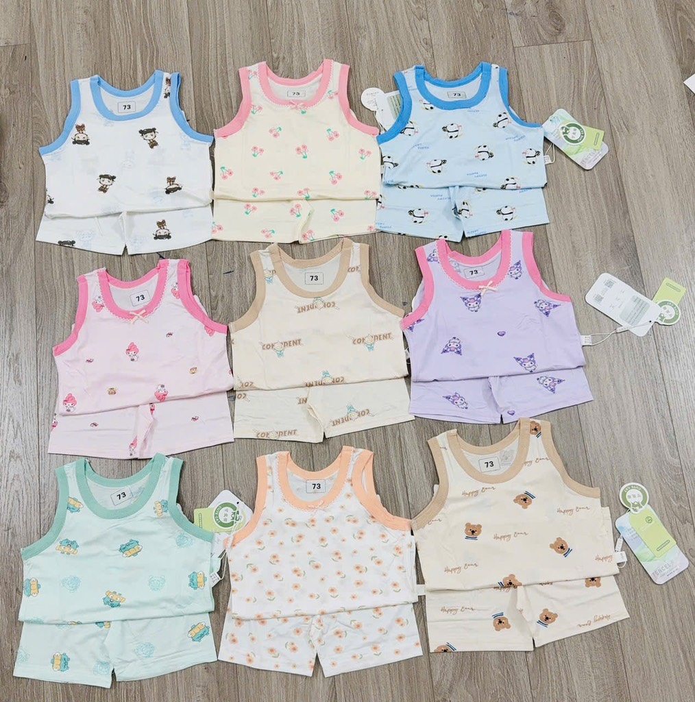 B370-Bộ balo cotton lụa CUTE CAT (09.17.941)