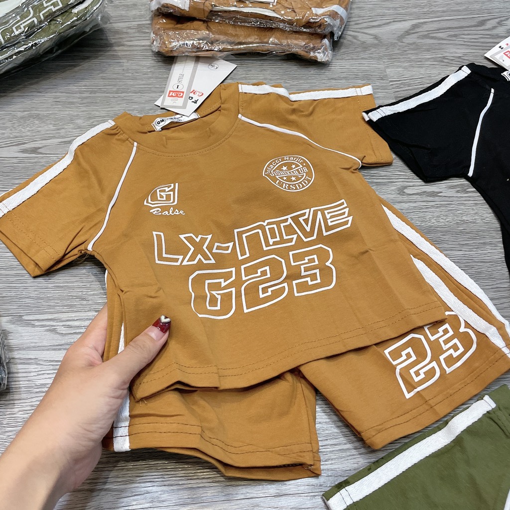 T462-Bộ cộc cotton số 23 viền (07.20.4046)