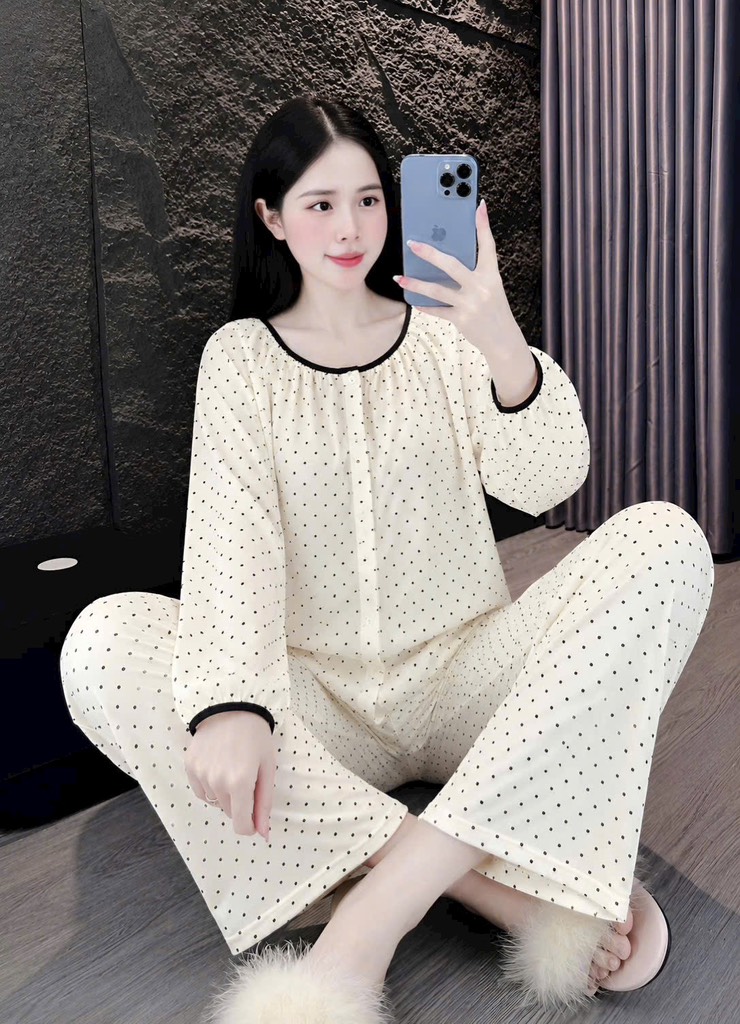N065-Pijama 40-60kg Dài Dài Đũi Mây