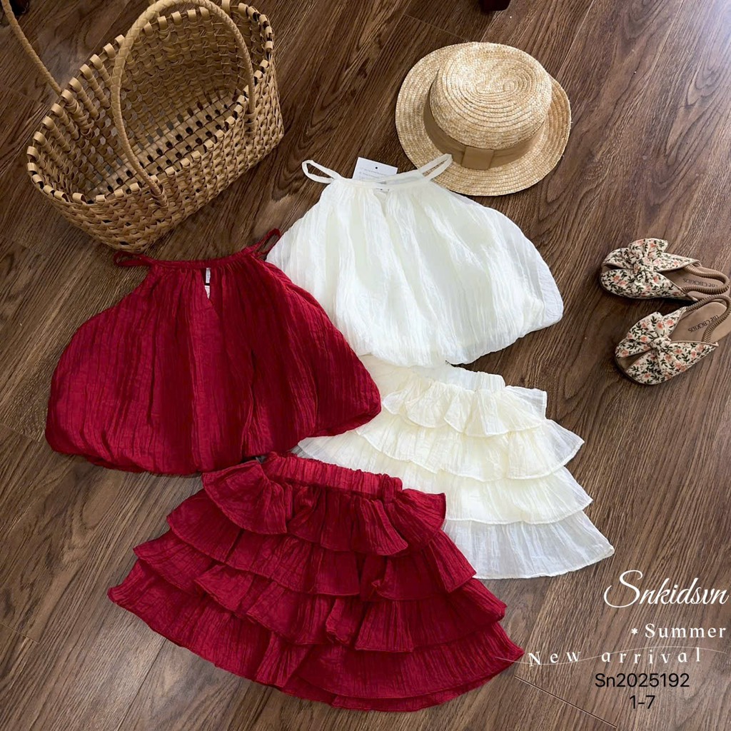 G511-Set 2 dây yếm đũi tơ cv xoè (08.18.288)