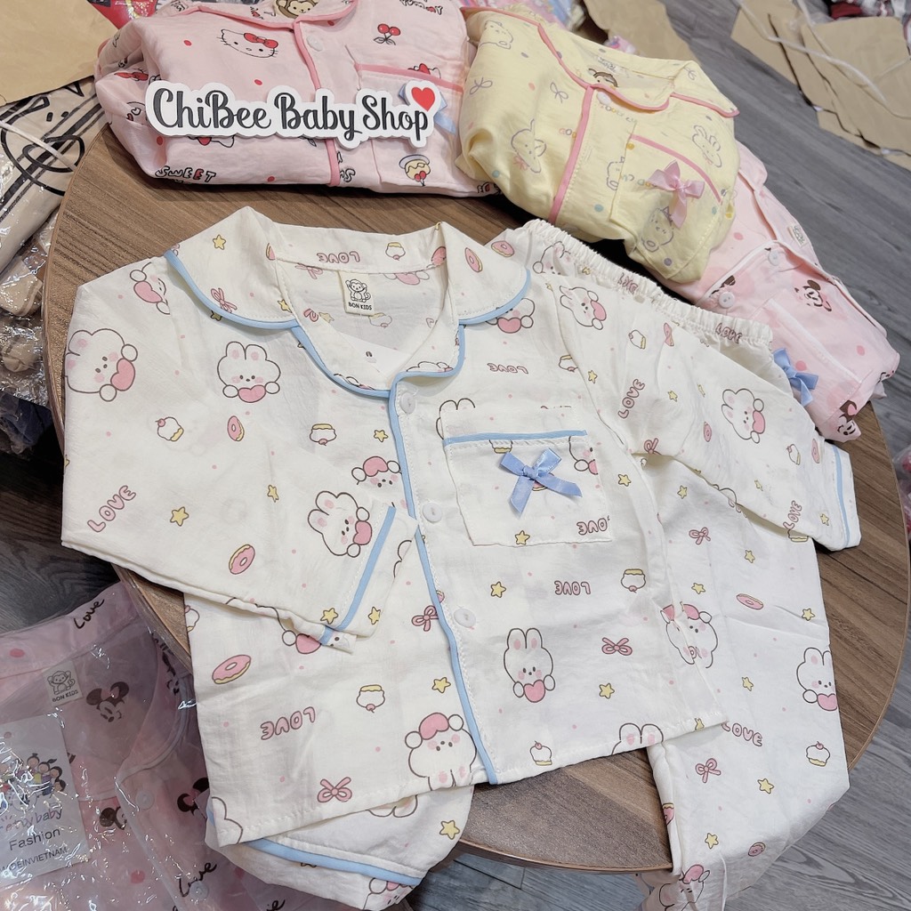 G924-Bộ pizama đũi hàn bé gái (10.19kg)