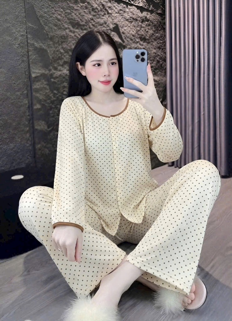 N065-Pijama 40-60kg Dài Dài Đũi Mây
