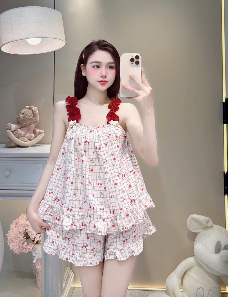 N061-Bộ ngủ 2 dây đũi đùi 40-60kg