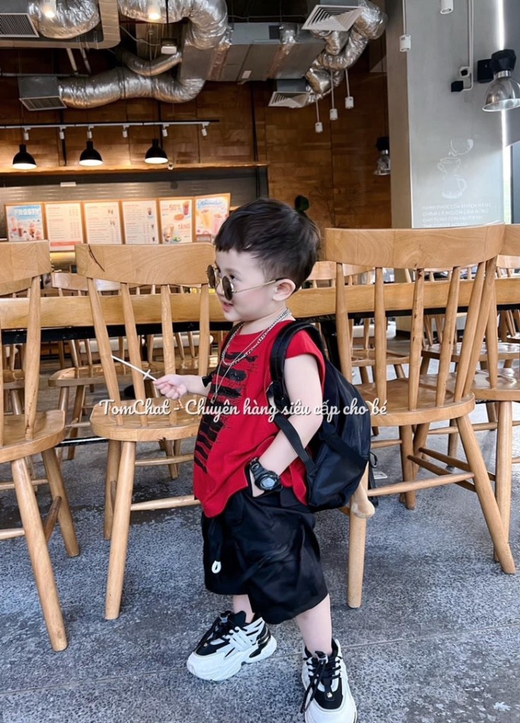 T071-Set đỏ sát nách quần hộp