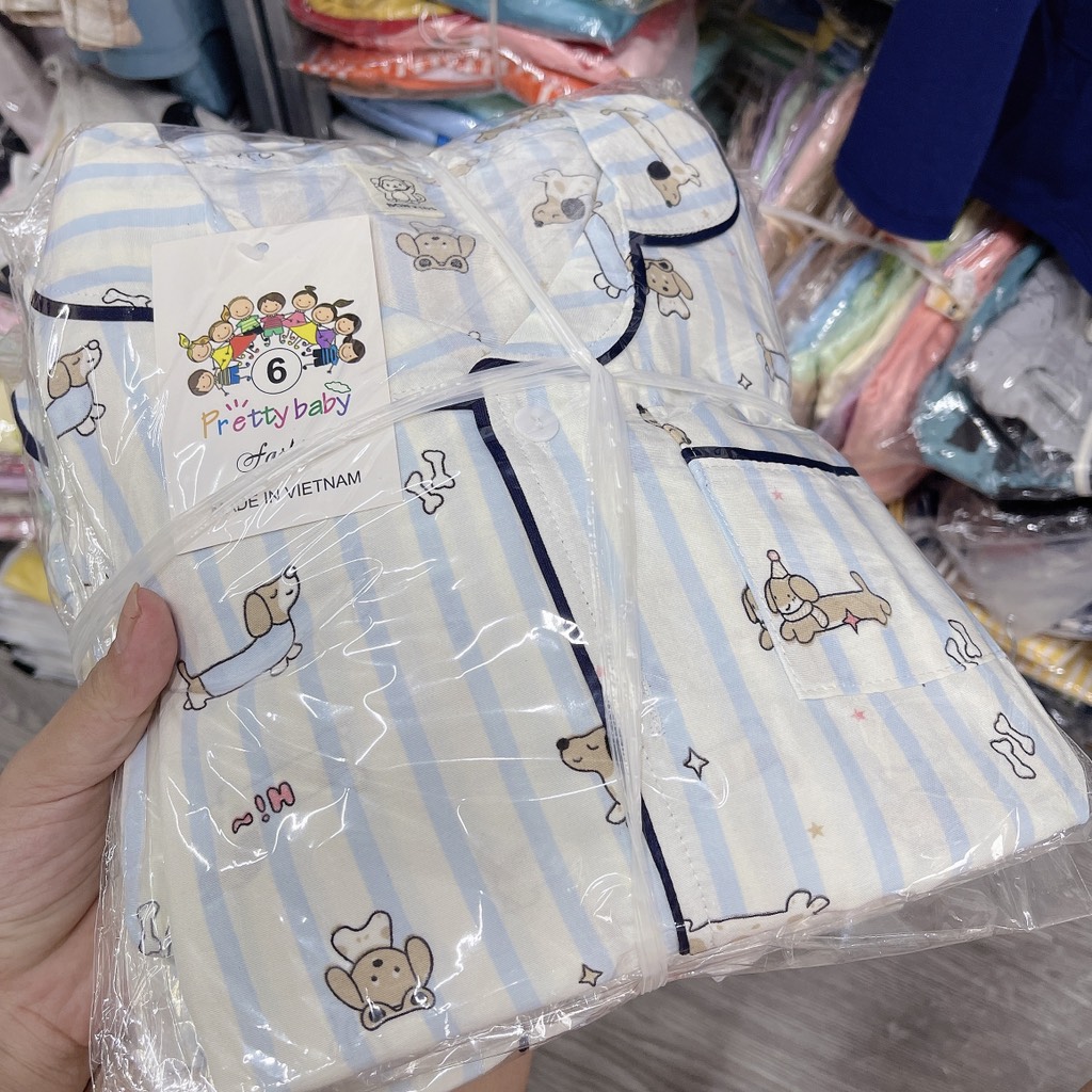 T749-Bộ pizama đũi bé trai (10.19kg)