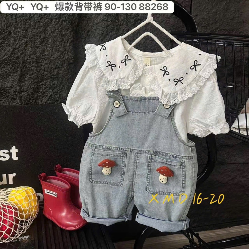 Q171-Quần yếm jean đùi QC (12.20.674)