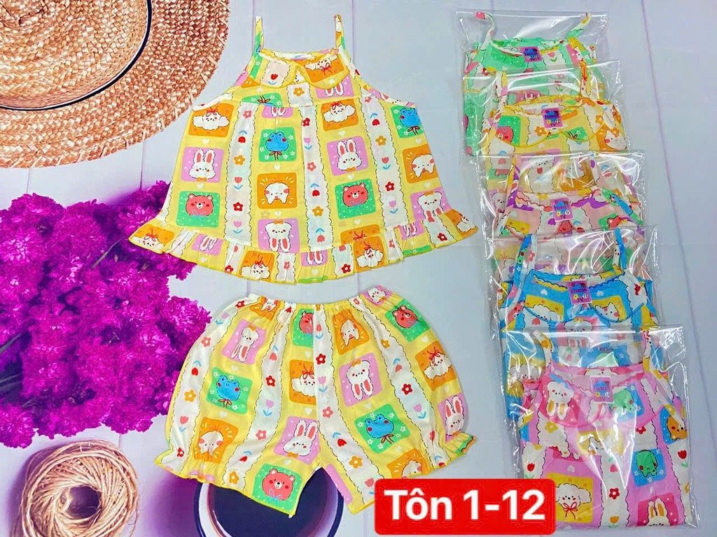 B529-Bộ lanh bé gái 2 dây S1/12 (07.15kg)