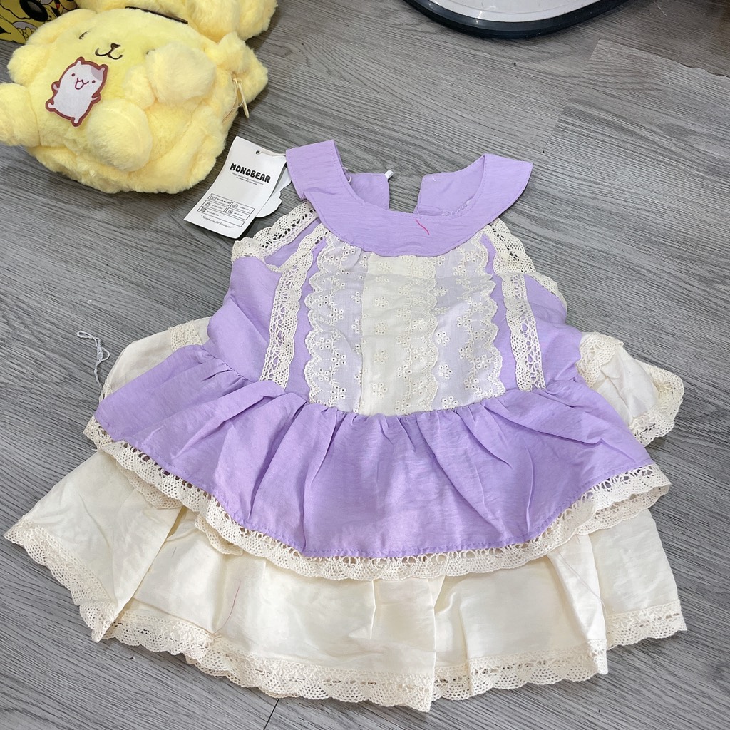 G534-Set đũi tím cổ yếm cv xoè (10.18.756)