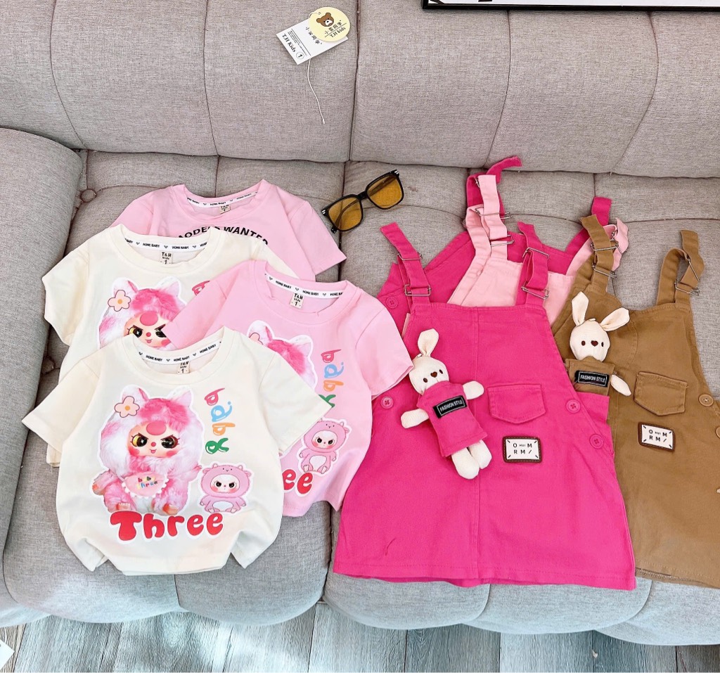 G335-Set yếm váy baby three 20S1-10