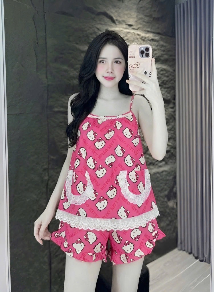 N048-Pijama 40-60kg Hai Dây Tole Lanh