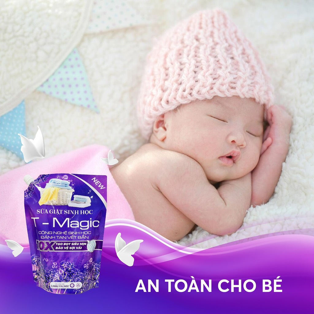 Nước giặt sinh học T Magic (1 thùng 2 túi 6,4kg)