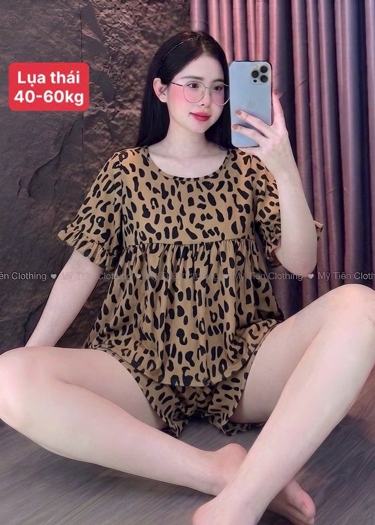 N051-Pijama 40-60kg Đùi Lụa Thái