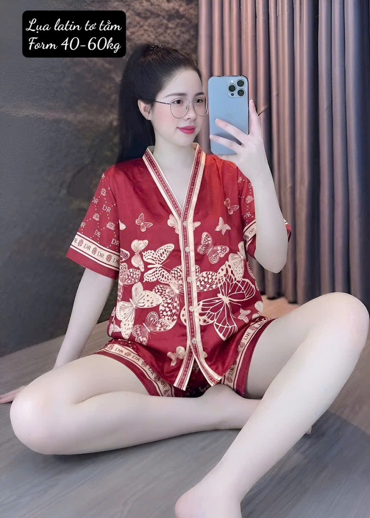 N049-Pijama 40-60kg Cộc Latin