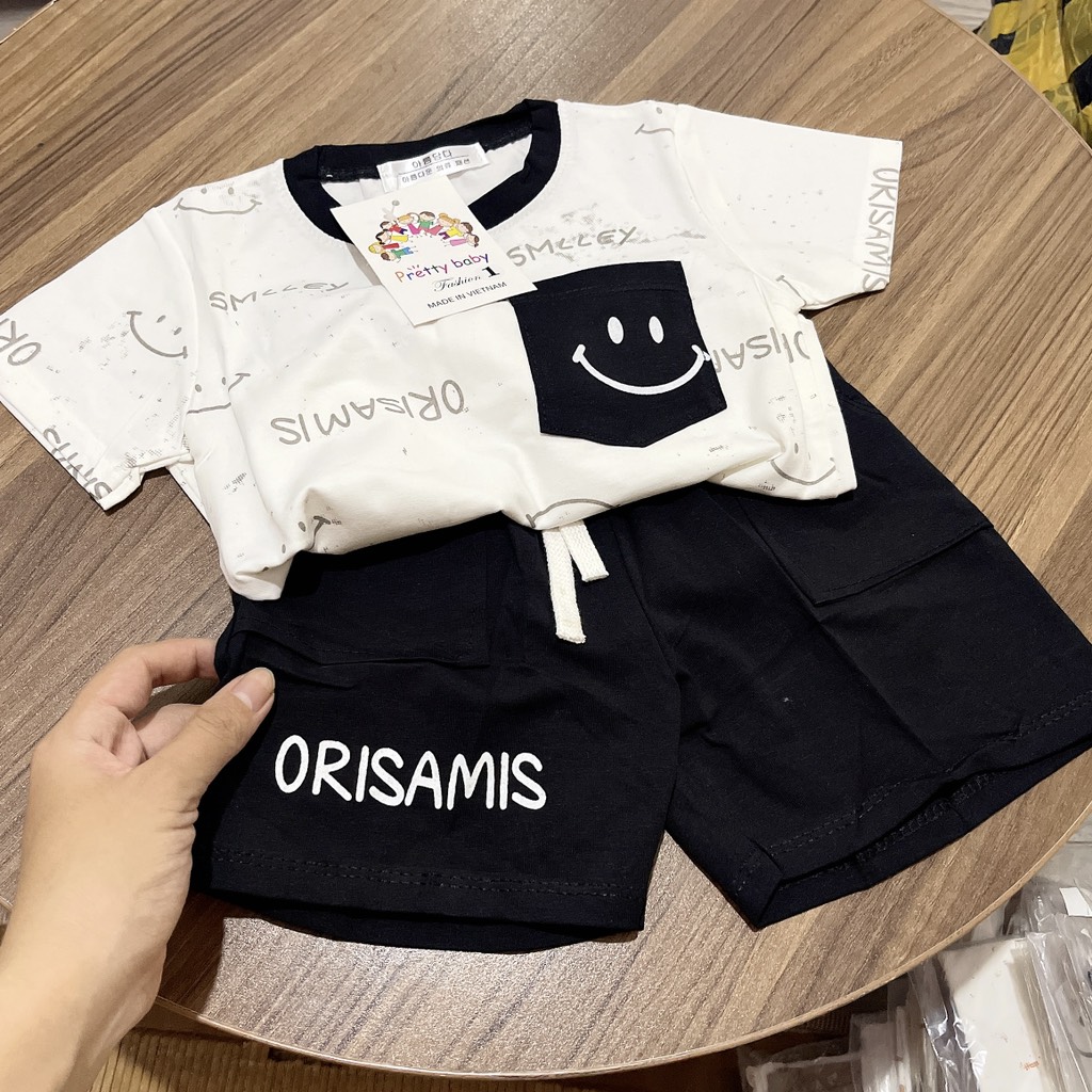 T746-Bộ cộc cotton túi mặt cười (08.22kg)