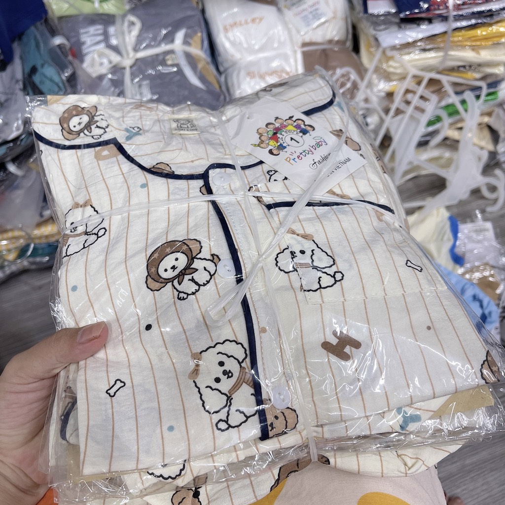 T749-Bộ pizama đũi bé trai (10.19kg)